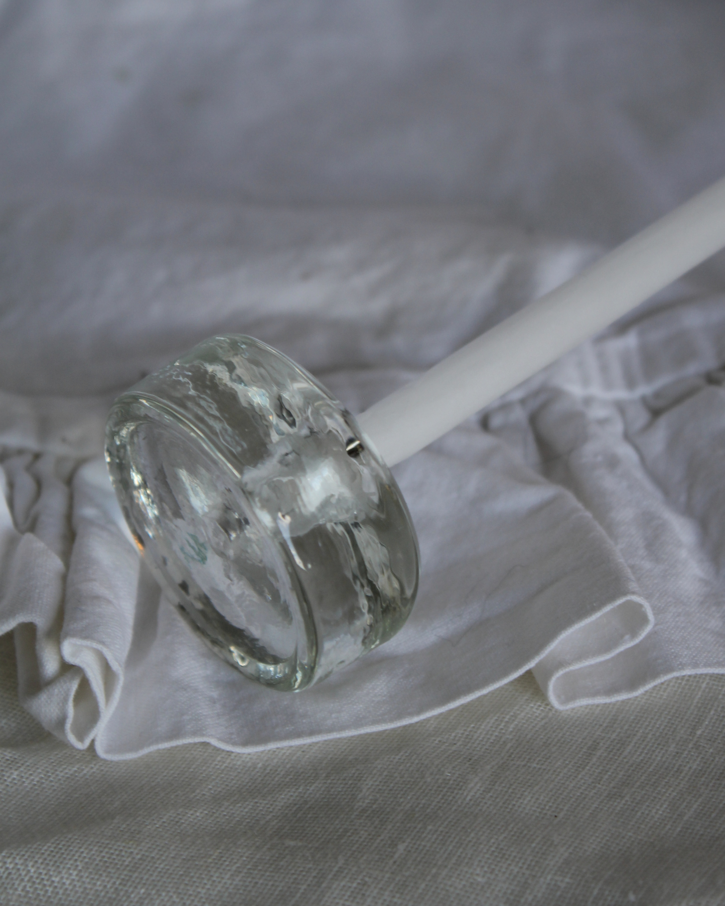 Single Glass Taper Candle Holder
