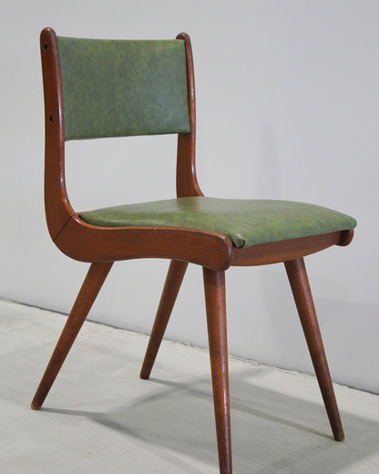 Jon Jansen Dining Chair / Green Vinyl