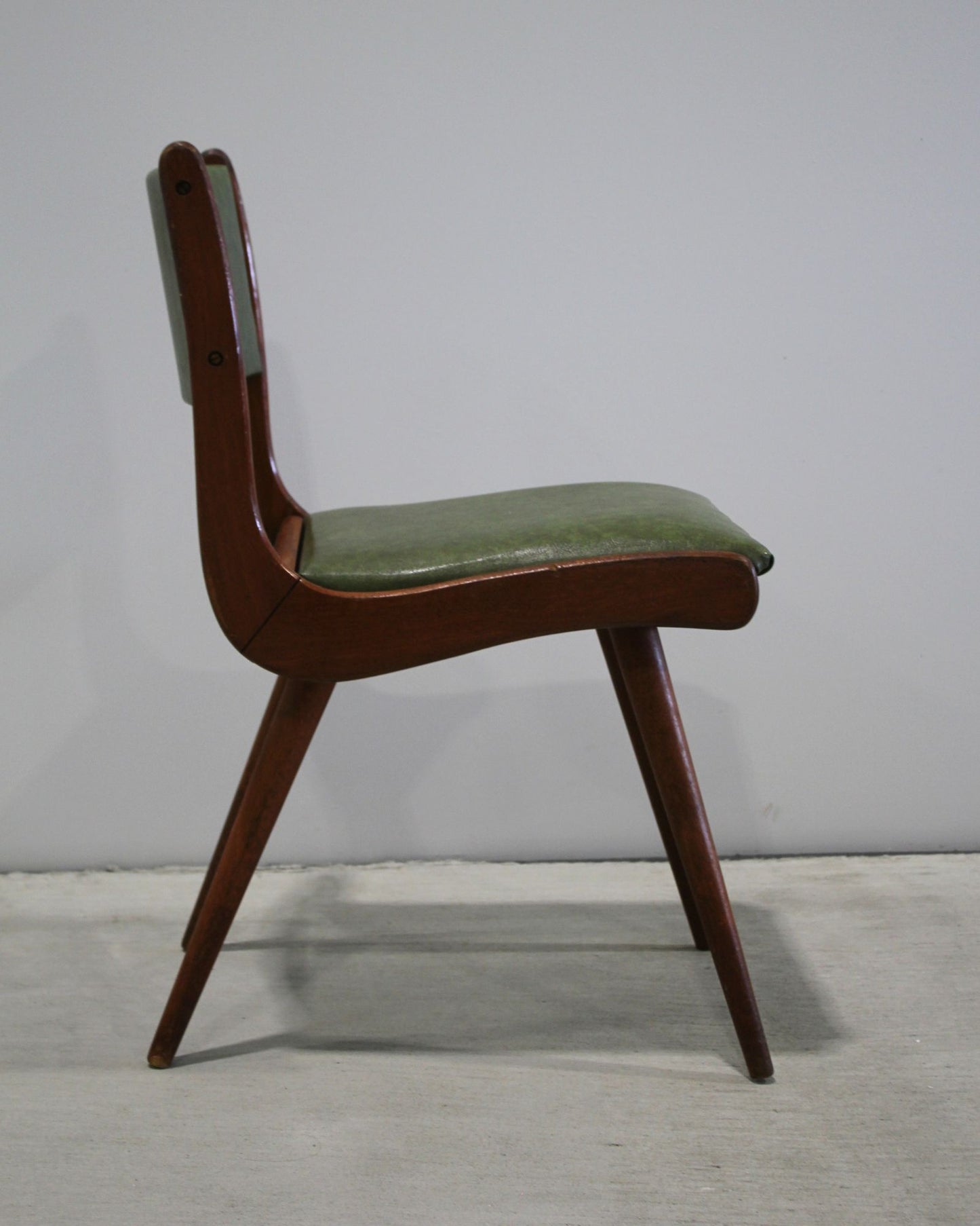 Jon Jansen Dining Chair / Green Vinyl