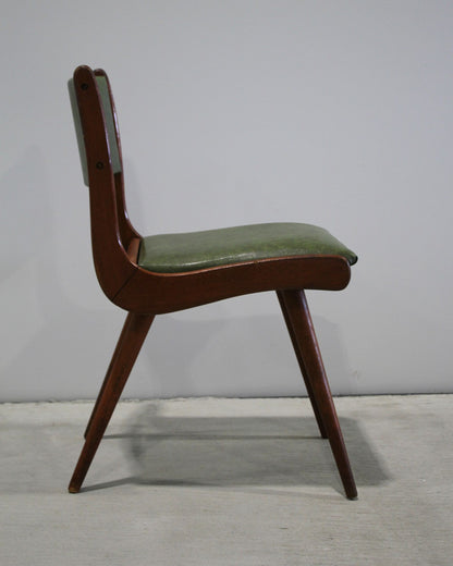 Jon Jansen Dining Chair / Green Vinyl