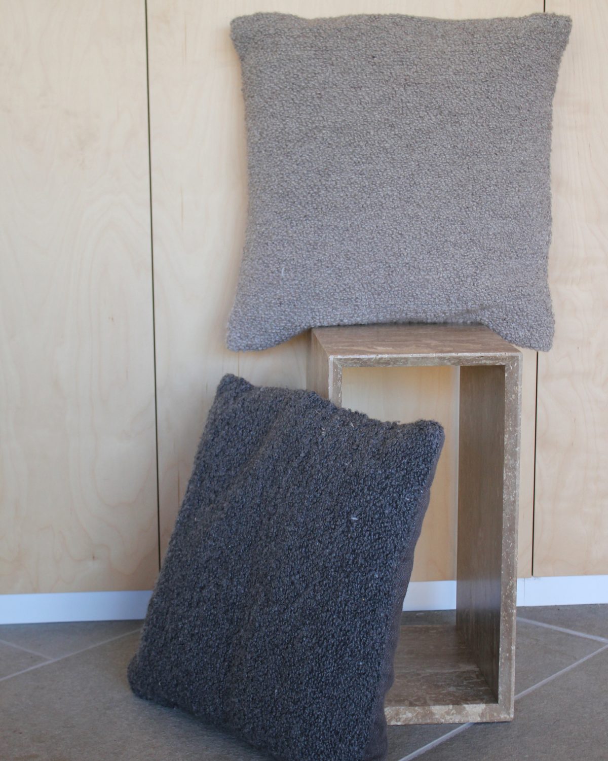 Pending - Travertine Side Table