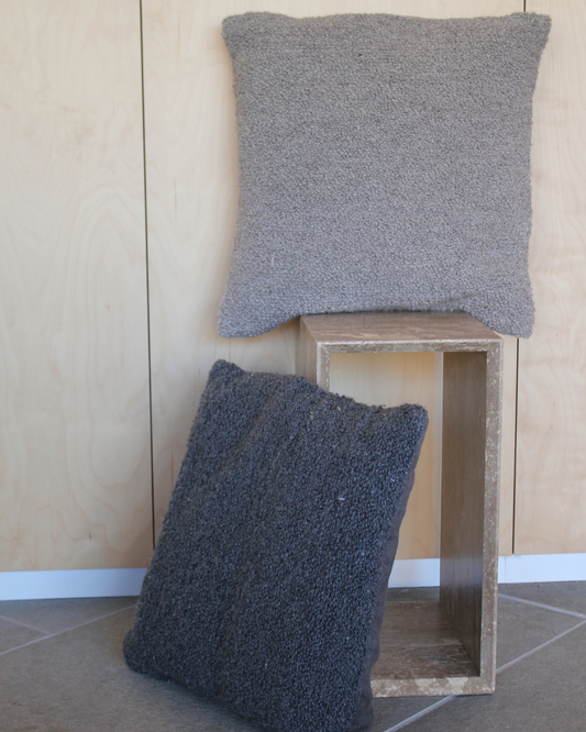 Bouclé Cushions Pair