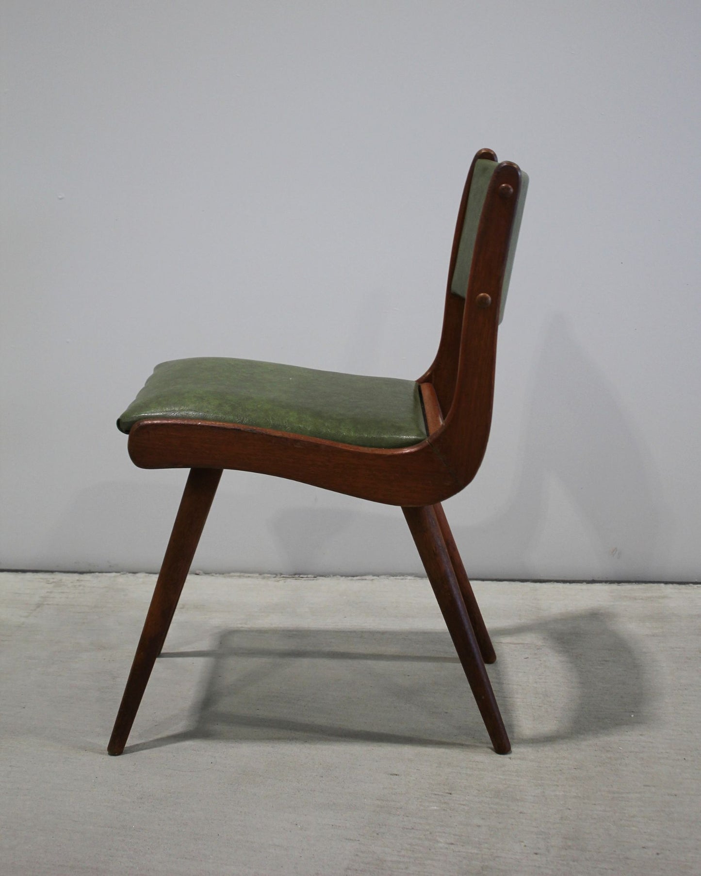 Jon Jansen Dining Chair / Green Vinyl