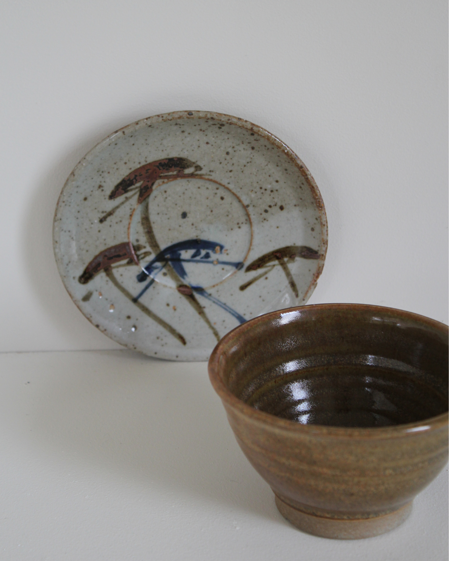Ceramic Bowl & Saucer