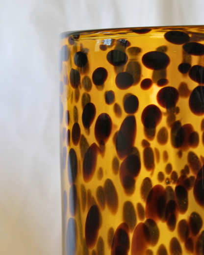 Handblown Tortoiseshell Glass Vase