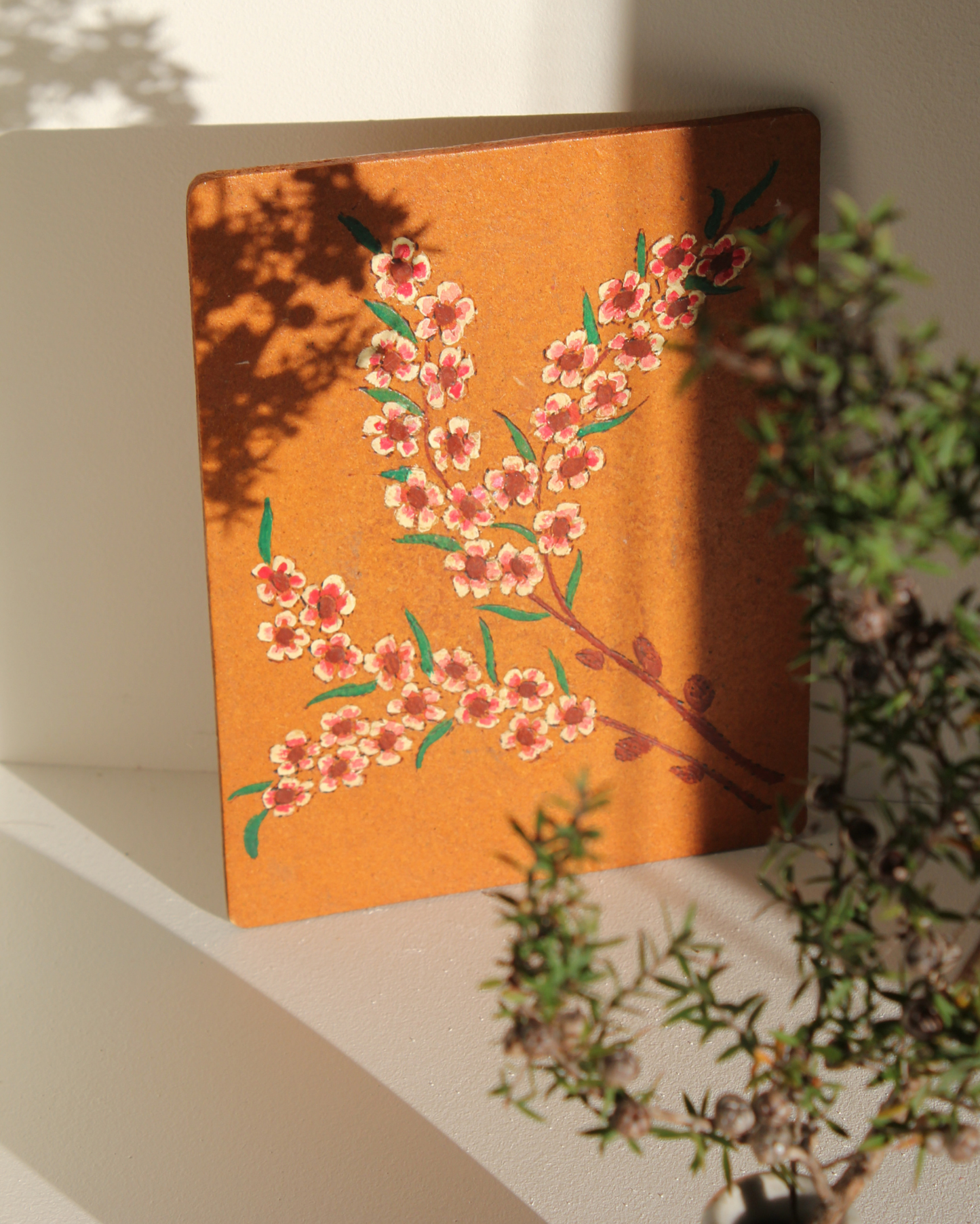 Hand-painted Mānuka Board