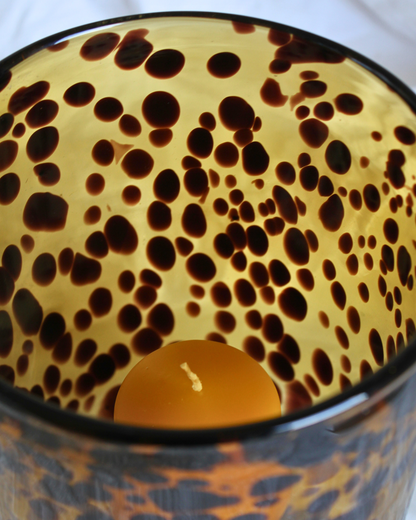 Handblown Tortoiseshell Glass Vase