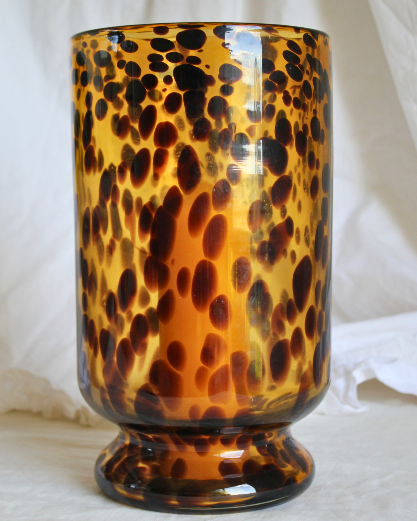 Handblown Tortoiseshell Glass Vase