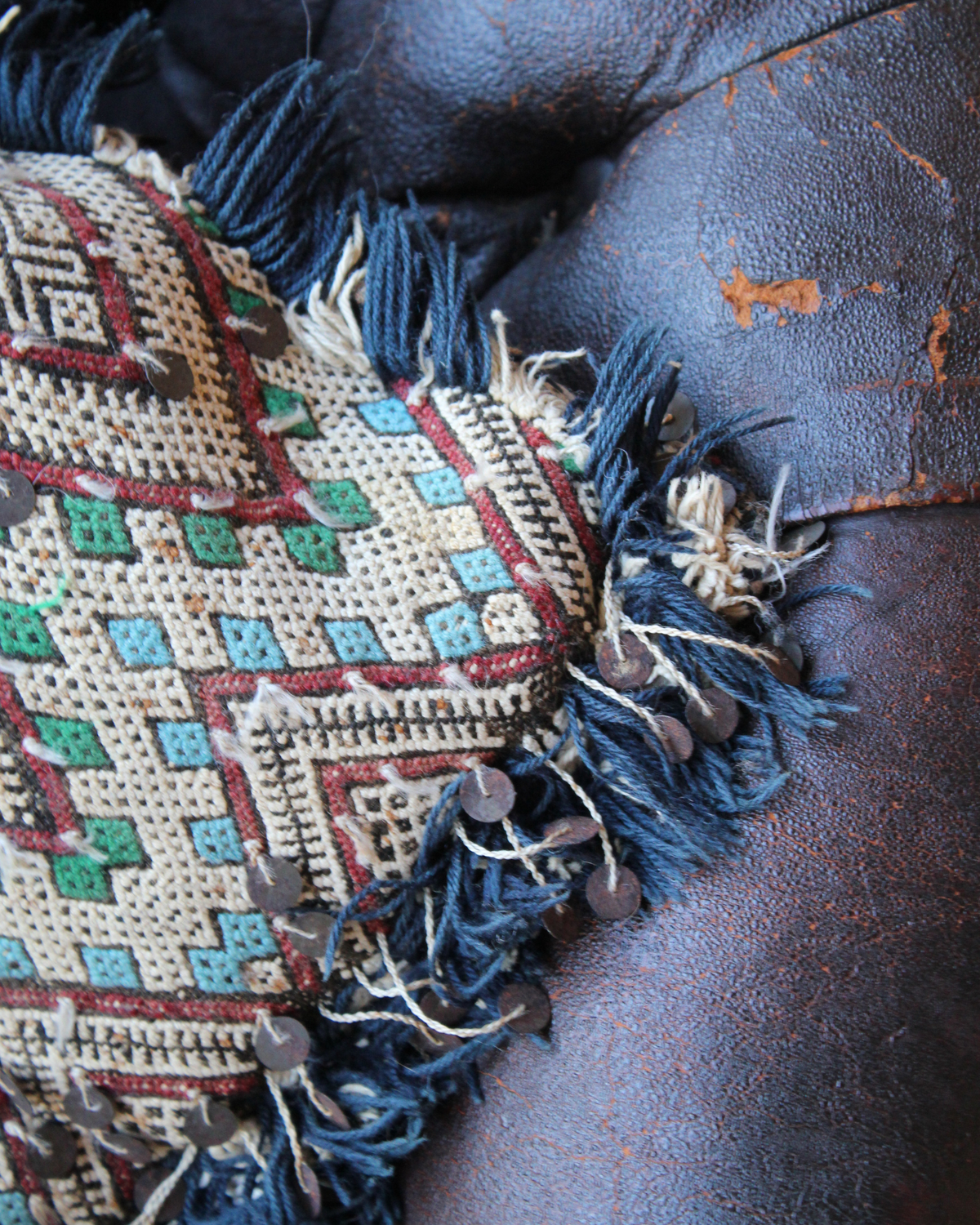 Moroccan Berber Kilim Cushion | Double Sided
