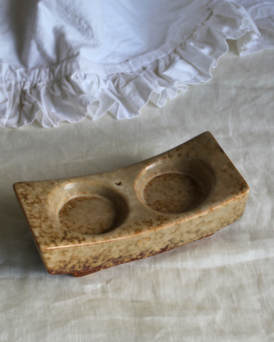 Ceramic Double Candle Holder
