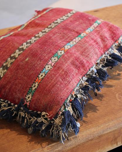 Moroccan Berber Kilim Cushion | Double Sided