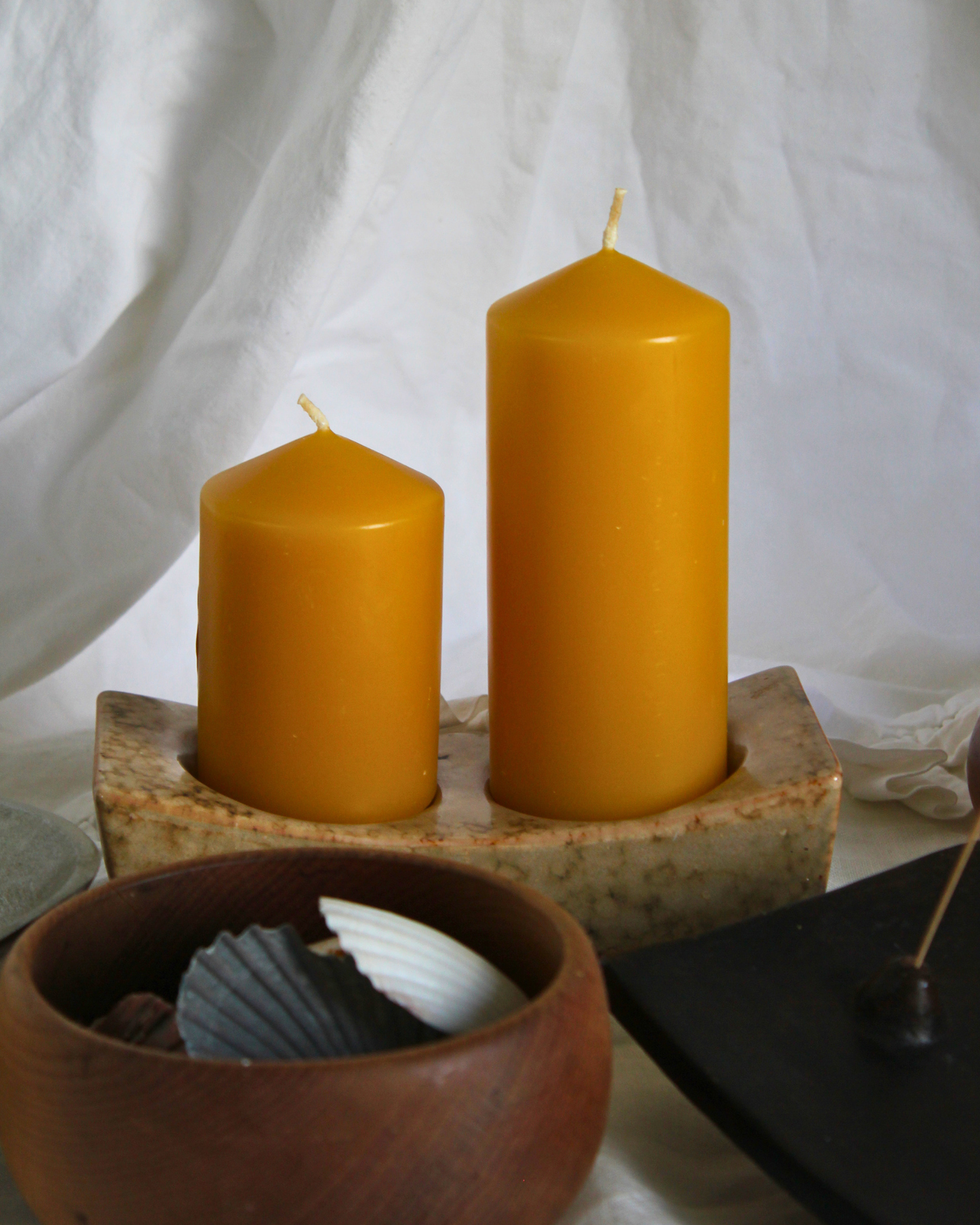 Ceramic Double Candle Holder