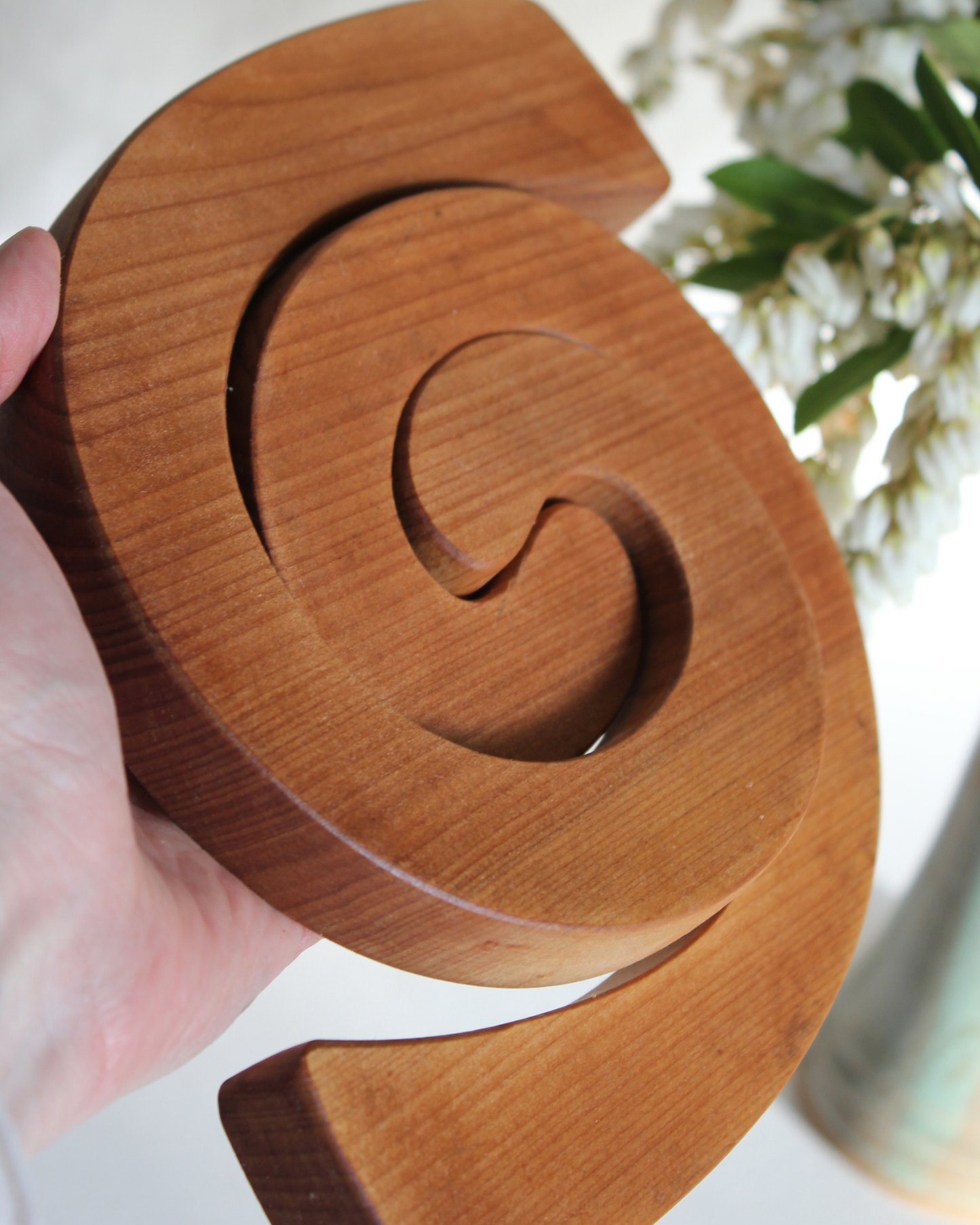 Kauri Koru Trivet | Two Piece