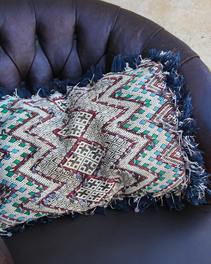 Moroccan Berber Kilim Cushion | Double Sided