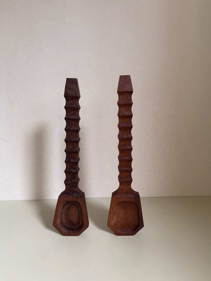 Hand-Carved Walnut Servers / Limited Pre-Order