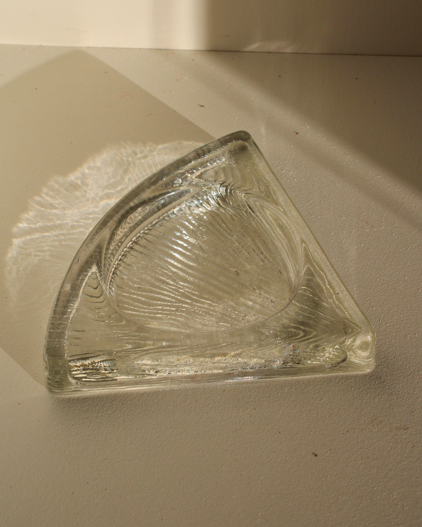 Vintage glass catchall dish