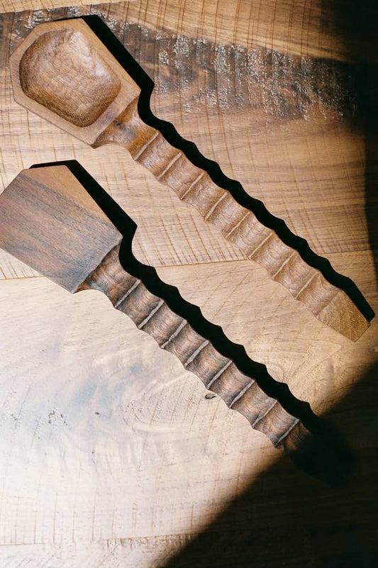 Hand-Carved Walnut Servers / Limited Pre-Order