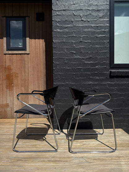 Vintage Assisa Chairs by Paolo Favaretto – Set of 3 (1980s)