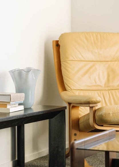 Pair of Leather Siesta Style Lounge Chairs