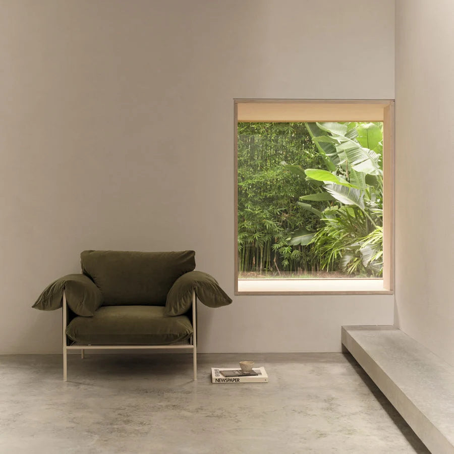 Ellison Studios Alva Armchair | Malibu Matcha