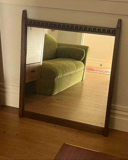 Art Deco Wooden Mirror