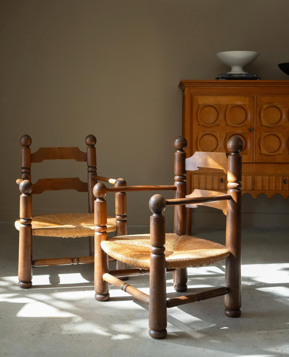 Charles Dudouyt Fireside Chair
