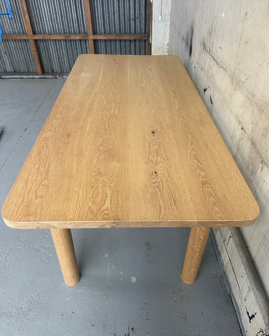 Custom Made Solid Oak Dining Table