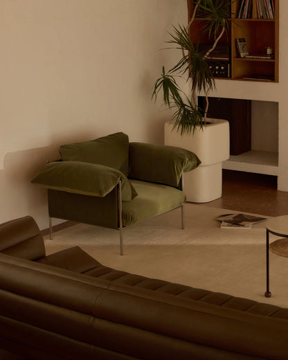 Ellison Studios Alva Armchair | Malibu Matcha
