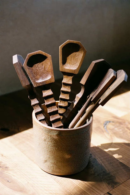 Hand-Carved Walnut Servers / Limited Pre-Order