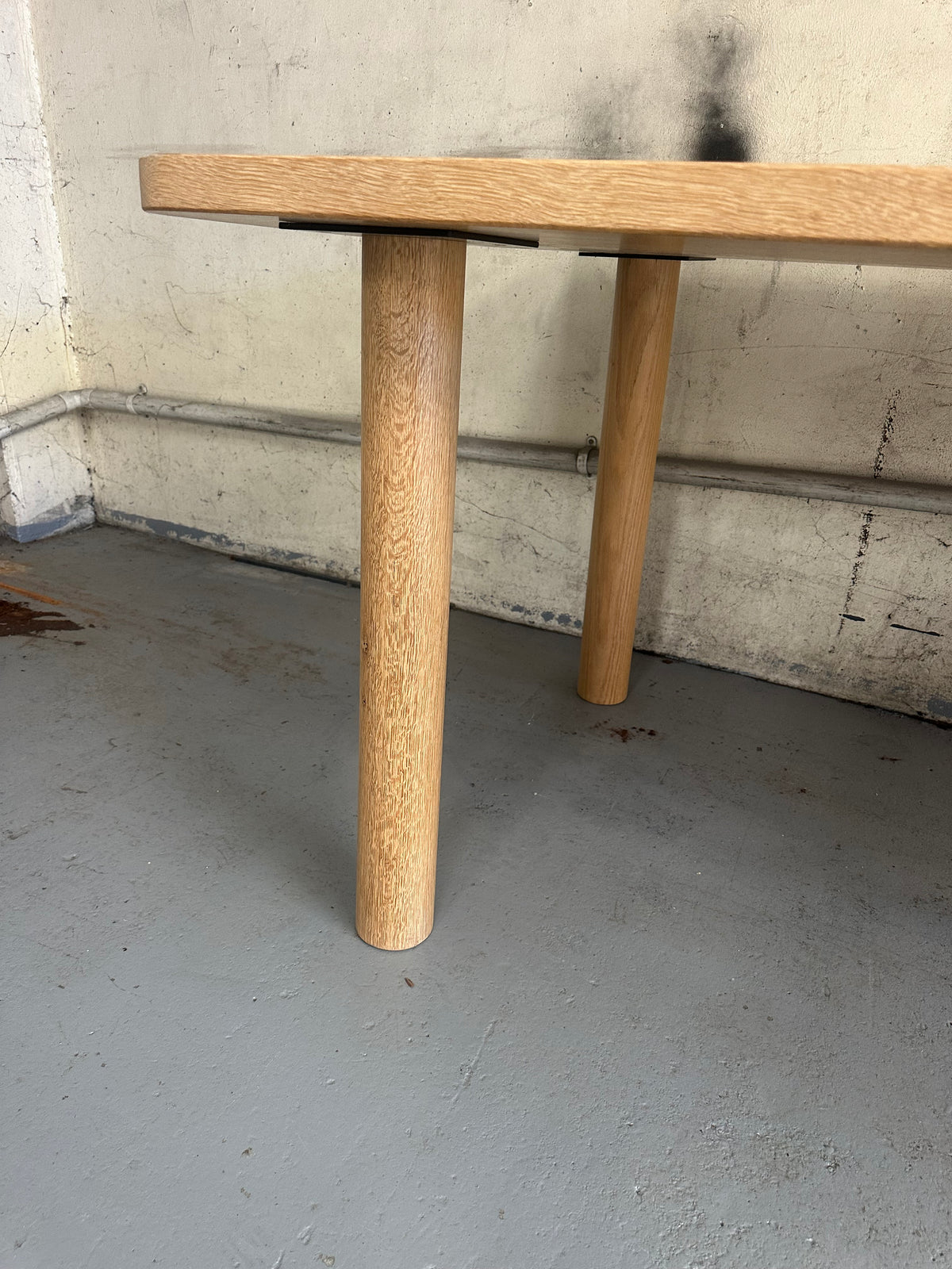 Custom Made Solid Oak Dining Table