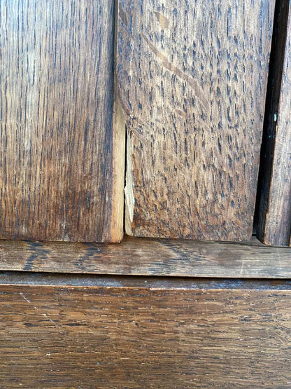 Vintage Solid Wood Wardrobe with Drawers – Imported from London