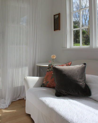 Becky Lee Floral Linen Cushions / Pair