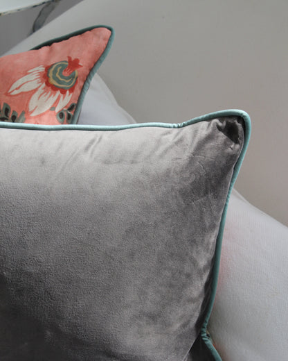 Becky Lee Floral Linen Cushions / Pair