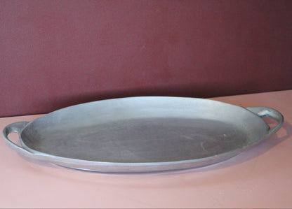Vintage Oval Aluminium Platter