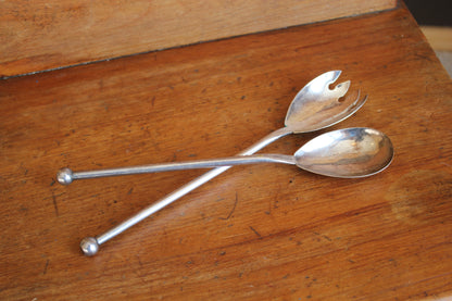 Silver Salad Servers