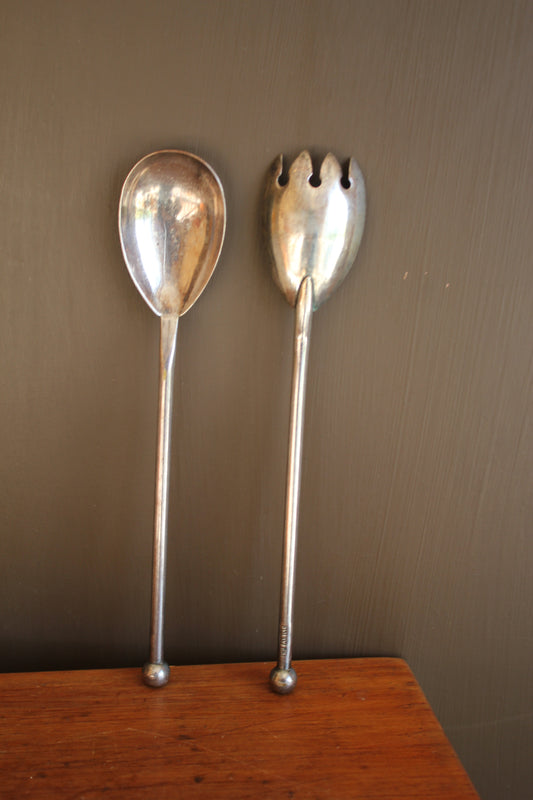 Silver Salad Servers