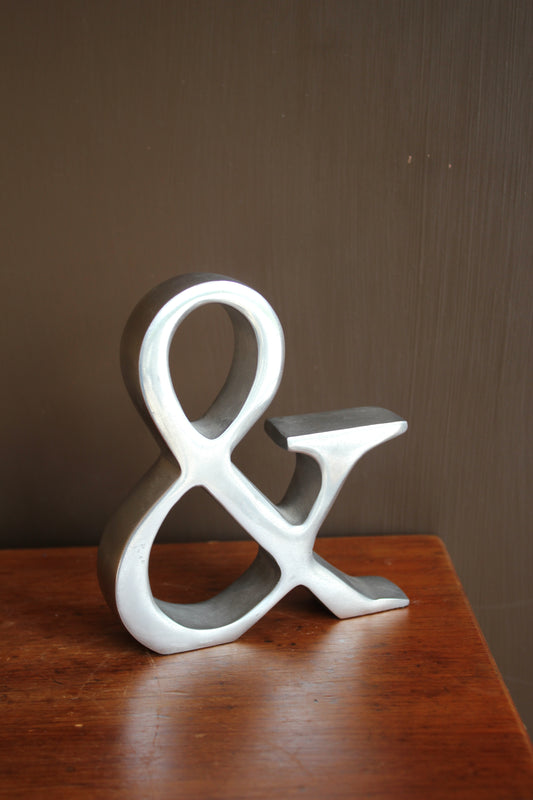 Ampersand Bookstop or Paperweight