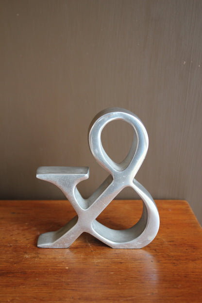 Ampersand Bookstop or Paperweight