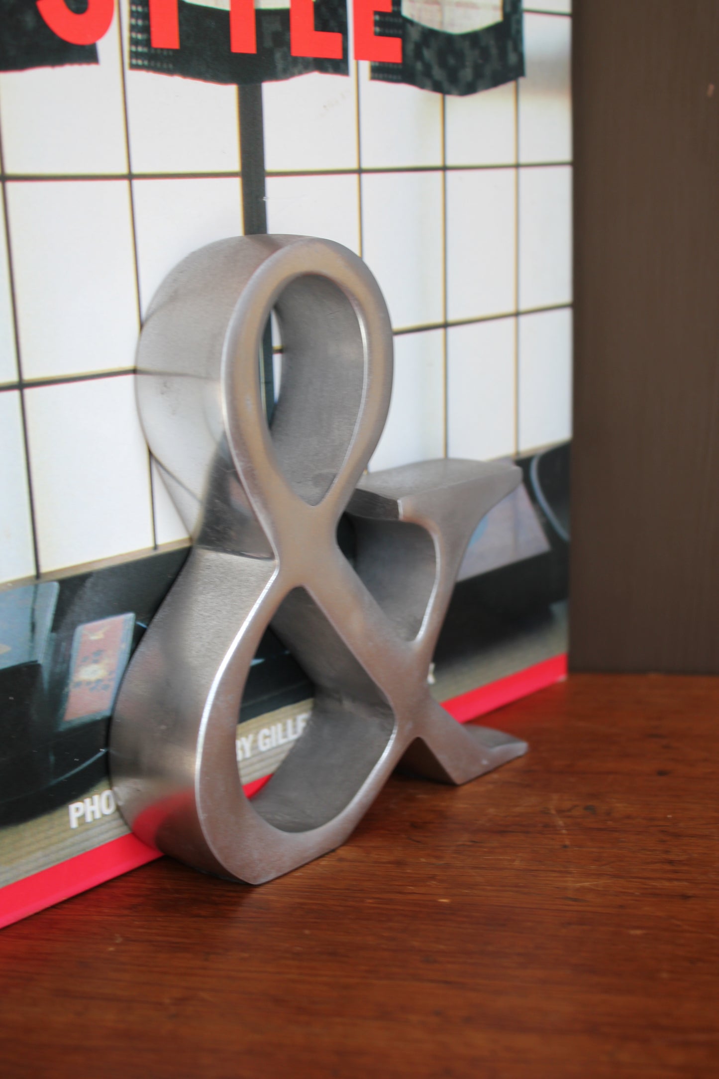 Ampersand Bookstop or Paperweight