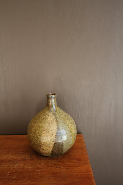 Green Ceramic Bud / Stem Vase