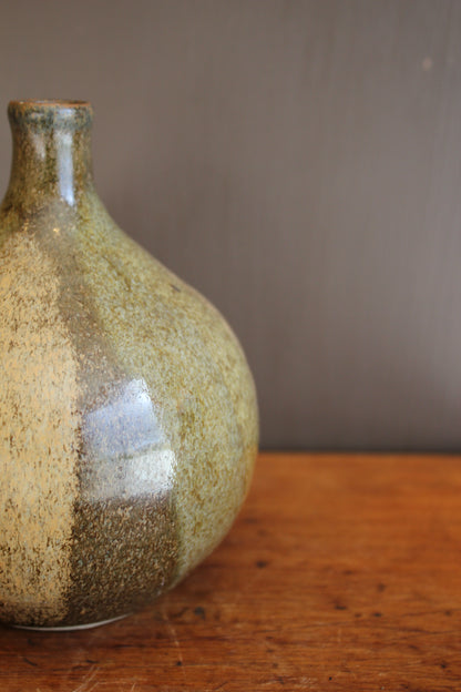 Green Ceramic Bud / Stem Vase