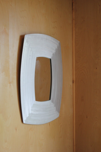 Brushed Aluminium Wall Mirror