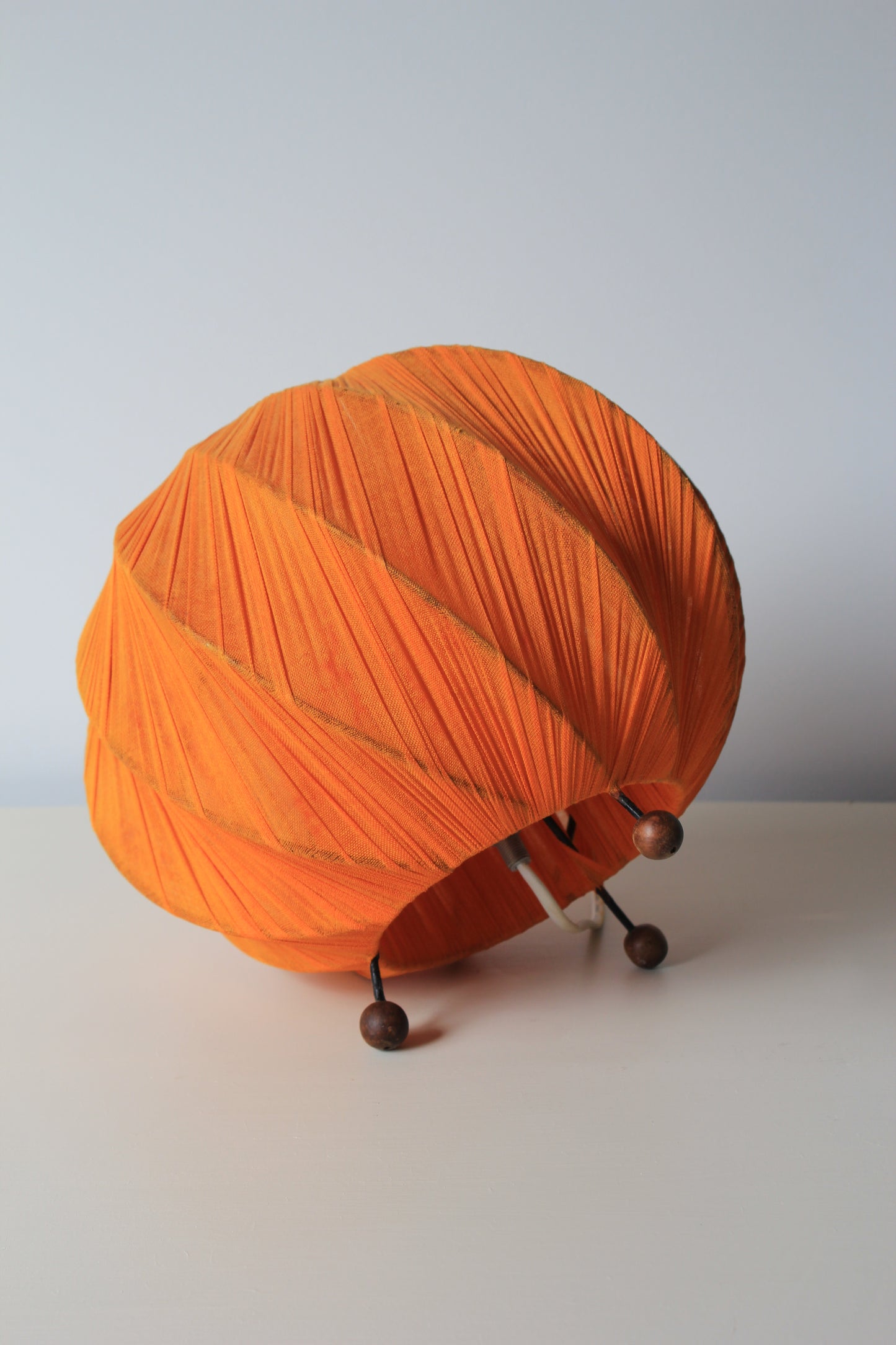 Vintage Tangerine Lamp