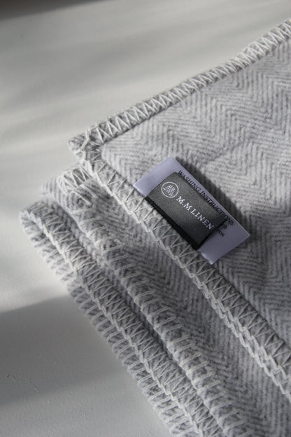 MM Linen Cotton Herringbone Throw