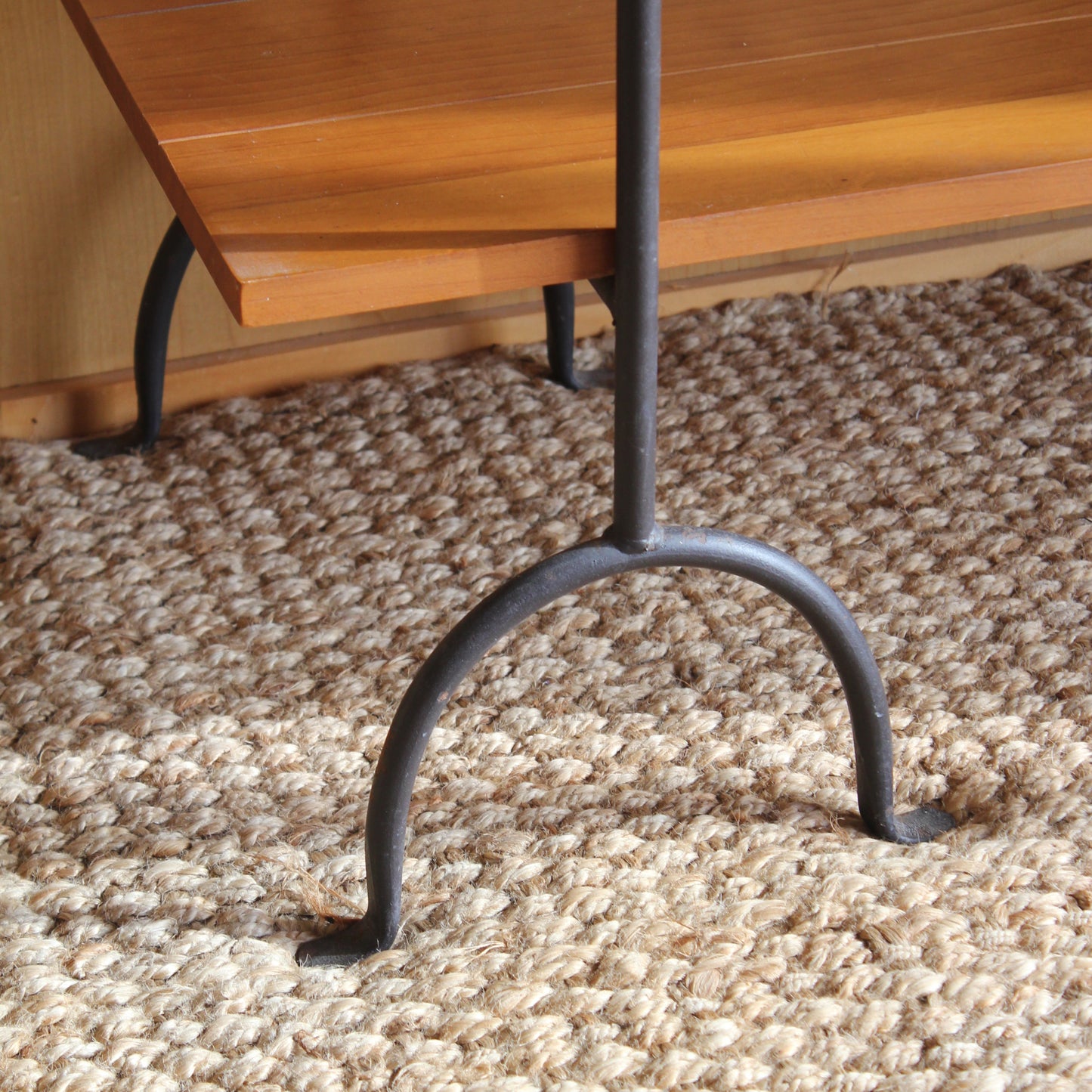 Wraught Iron & Wooden Shelf