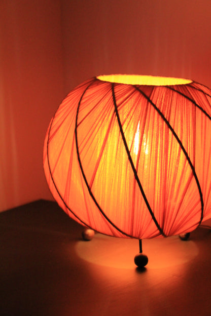 Vintage Tangerine Lamp