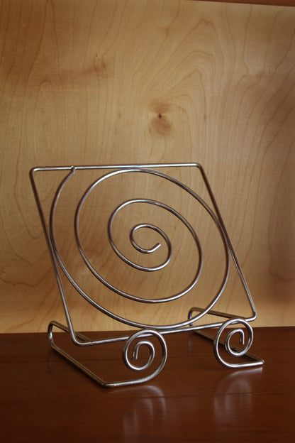 Swirl Book Stand or Recipe Holder