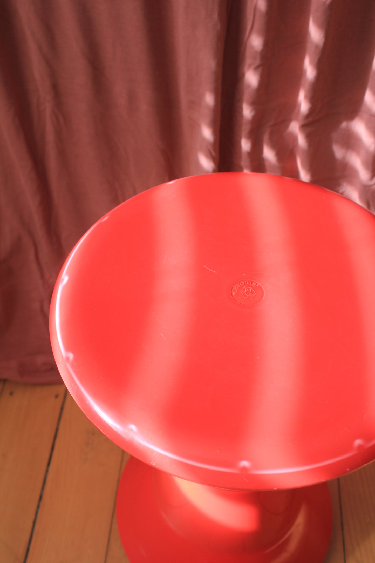 Red Caroma Stool