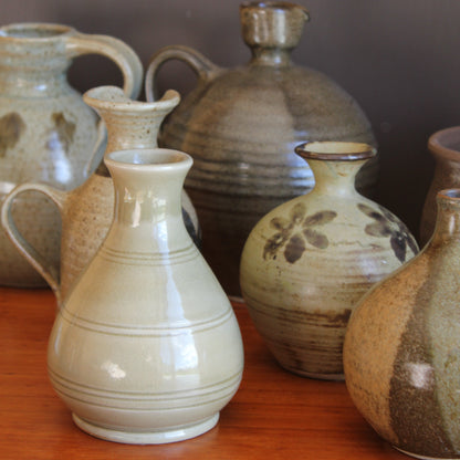 Striped Stoneware Vase