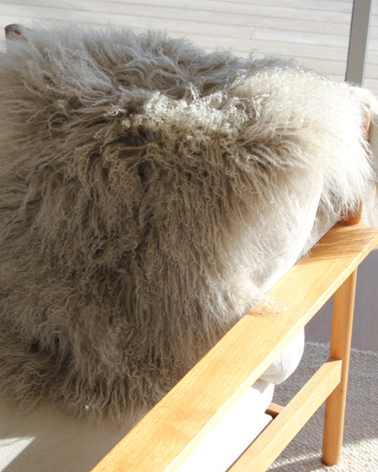 Auskin Tibetan Lambskin in Silver Grey